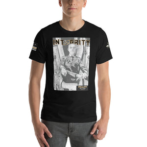 Open image in slideshow, Integrity Comic Style T-Shirt (B&amp;W Version)
