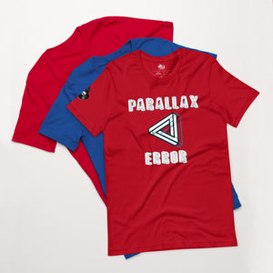 Open image in slideshow, Parallax Error Band Unisex t-shirt
